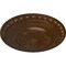Ekena Millwork Lyon Ceiling Medallion (Fits Canopies up to 3 5/8"), 23 1/2"OD x 3 1/4"P, Root Beer Crackle CM23LYRBC - alternate 2